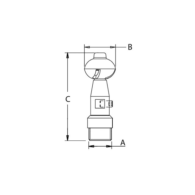 Tete Lavage Rotative Complet 240° Inox Geoline référence fournisseur 30540600